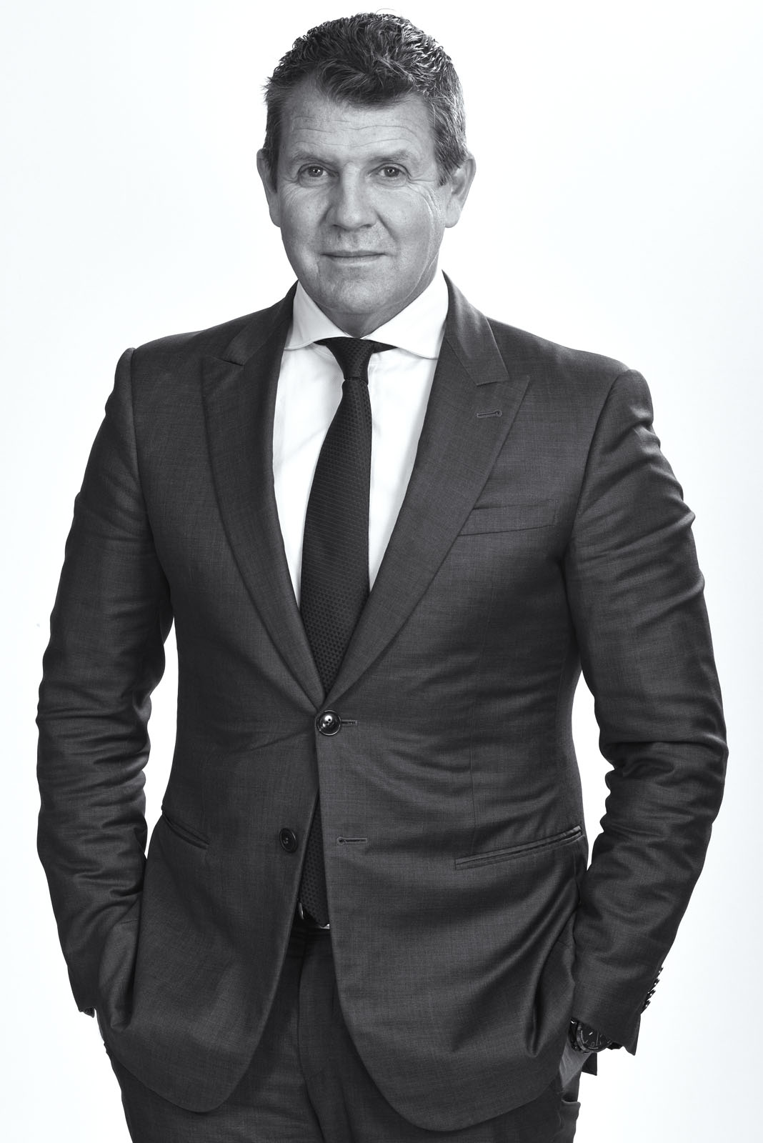 2022 Annual Report portrait of Hammondcare CEO Mike Baird, Sydney, Australia.